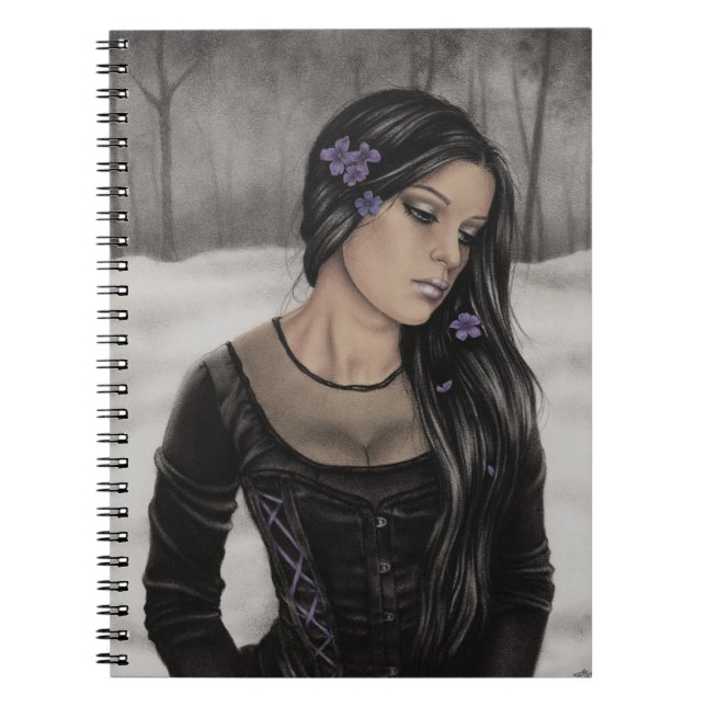 Trostloses Winter-Notizbuch Notizblock (Vorderseite)