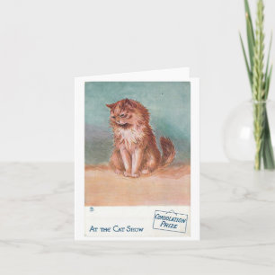 Trostpreis bei der Cat Show von Louis Wain Karte