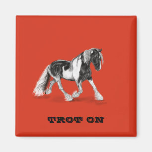 Trot on Sinti und Roma Horse Magnet
