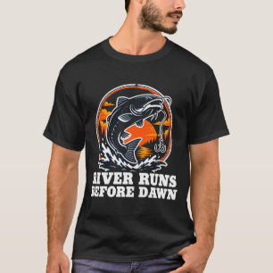 Trotline Wels Opa vintage abgenutzt Fluss T-Shirt