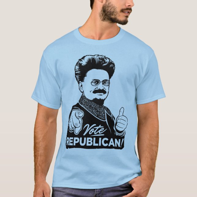 Trotsky Abstimmungs-Republikaner-Shirt T-Shirt (Vorderseite)