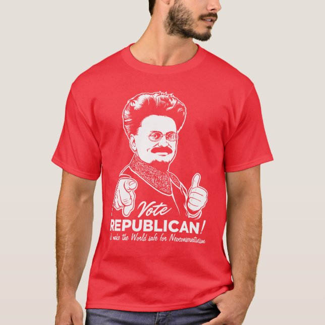 Trotsky Abstimmungs-Republikaner-Shirt T-Shirt (Vorderseite)