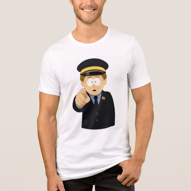 "Trotter-Uhr" Tri-Blend Shirt (Vorderseite)