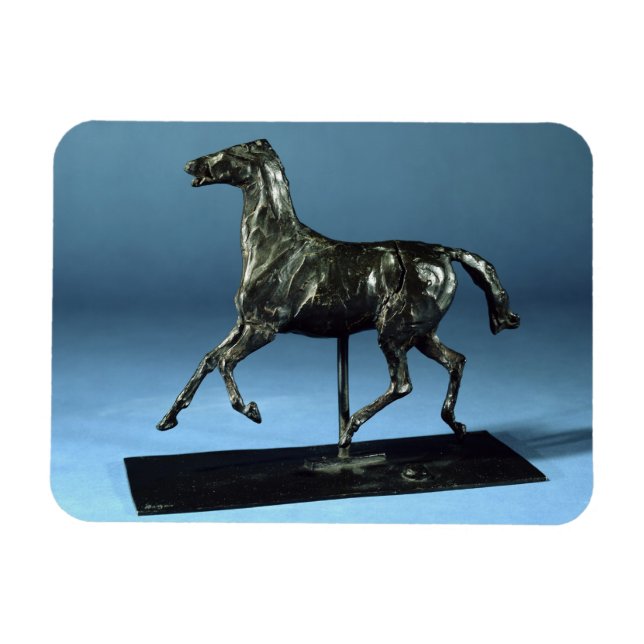 Trotting Horse (Bronze) Magnet (Horizontal)