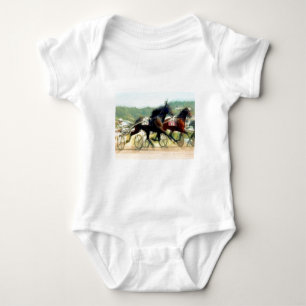 trotting Power-Pferdelaufen Baby Strampler