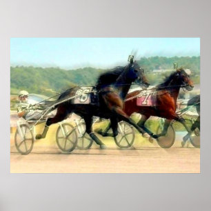 Trotting-Power Poster