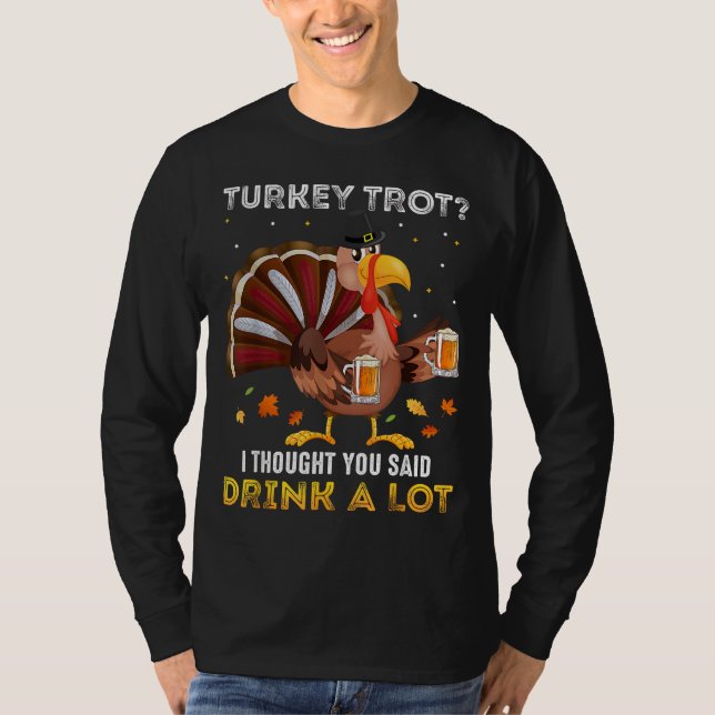TrottSquad in der Türkei - Danke für das Trinken T-Shirt (Vorderseite)