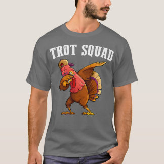 TrottSquad Türkei Funny Erntedank Running Costu T-Shirt