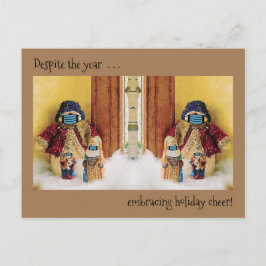 Trotz des Jahres umarmen Feiertag jubeln Postcard Postkarte