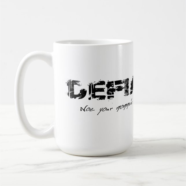 Trotz-Studio-Logo-Kaffee-Tasse Kaffeetasse (Links)