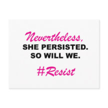 Trotzdem beharrte sie, so werden wir schwarz rosa