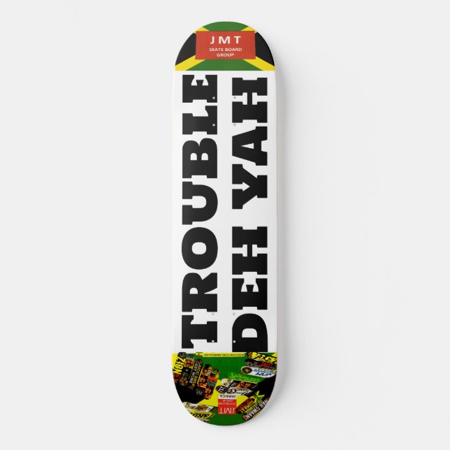 TROUBLE DEH YAH 8 1/4" Skateboarddecke Skateboard (Vorderseite)