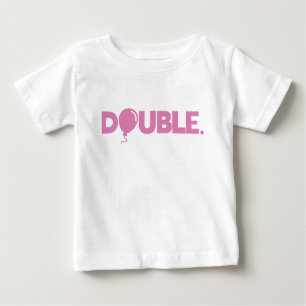 Trouble Double Funny Vater Son Daughter Match Baby T-shirt