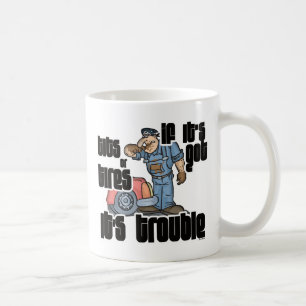 Troubled Mechanic Funny Mechanic Tasse