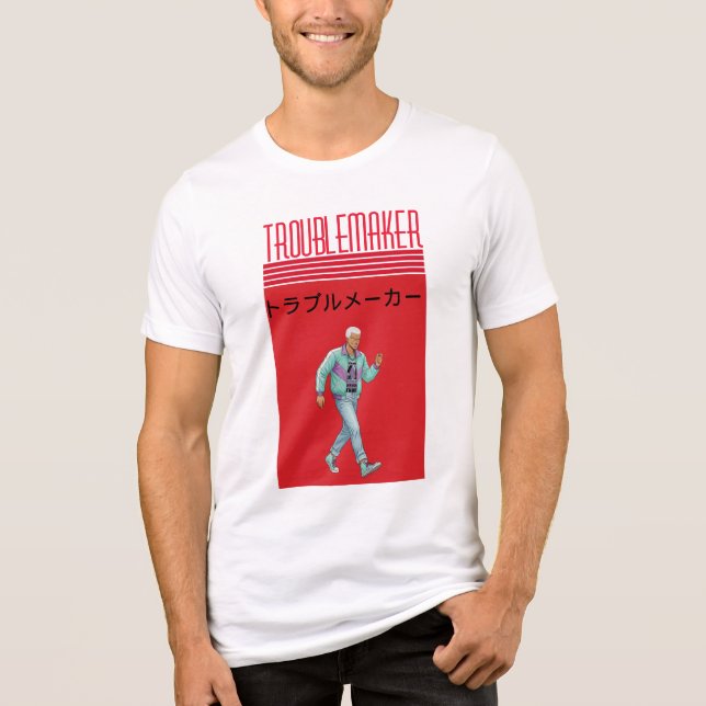 Troublemaker  Tri-Blend shirt (Vorderseite)