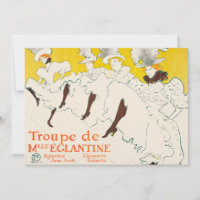 Troupe de Mademoiselle Eglantine, Toulouse Lautrec