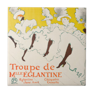 Troupe de Mademoiselle Eglantine, Toulouse Lautrec Fliese