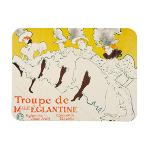 Troupe de Mademoiselle Eglantine, Toulouse Lautrec Magnet