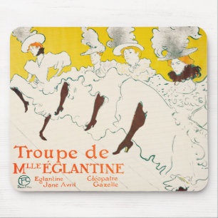 Troupe de Mademoiselle Eglantine, Toulouse Lautrec Mousepad