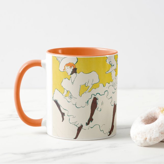 Troupe de Mademoiselle Eglantine, Toulouse Lautrec Tasse (Mit Donut)