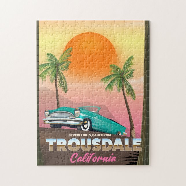 Trousdale Beverly Hügel California Puzzle (Vertikal)