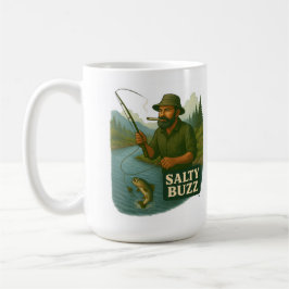 Trout Fishing Salty Buzz Kaffeetasse