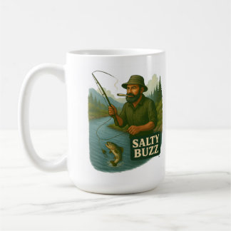 Trout Fishing Salty Buzz Kaffeetasse