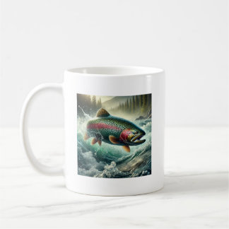 Trout Illustration Kaffeetasse