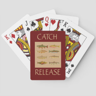 Trout & Lachs Fahrradwege Spielkarten
