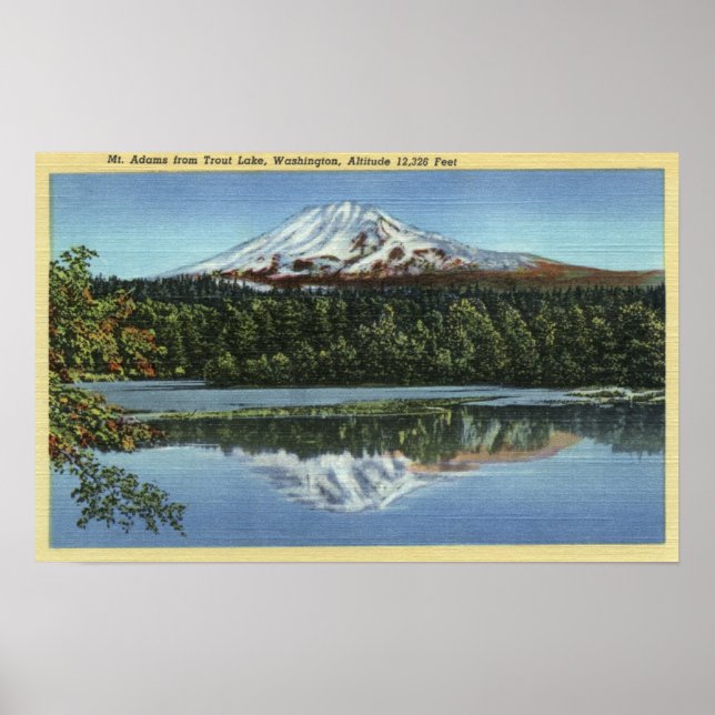 Trout Lake, Washington Poster (Vorne)