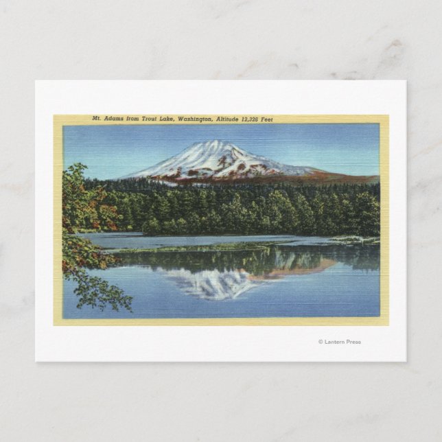 Trout Lake, Washington Postkarte (Vorderseite)