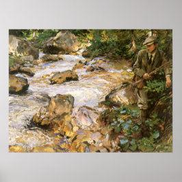 Trout Stream in Tirol von John Singer Sargent Poster