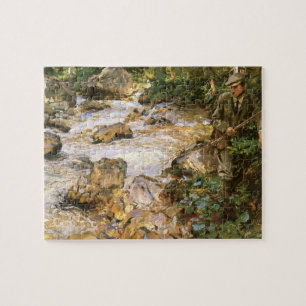 Trout Stream in Tirol von John Singer Sargent Puzzle
