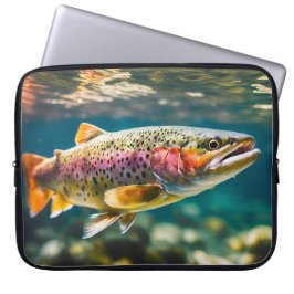 Trout Thema Elektronik-Bag Laptopschutzhülle