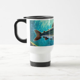 Trout Thermal Travel Mug Reisebecher