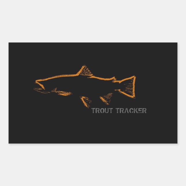 Trout Tracker Sticker (Vorderseite)
