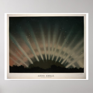 Trouvelots Aurora Borealis Poster