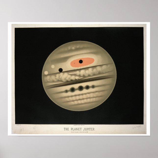 Trouvelots Jupiter Poster (Vorne)