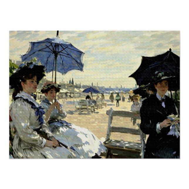 Trouville Beach Poster (Vorderseite)