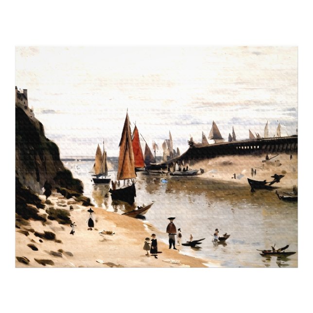 Trouville Breakwater Fotodruck (Vorne)