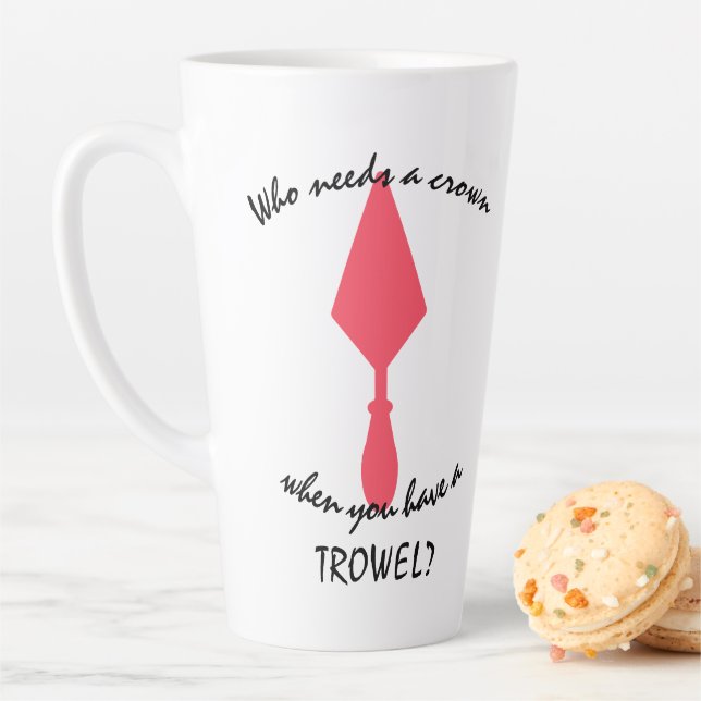 Trowel hübsch Pink und Schwarz Milchtasse (Beispiel)