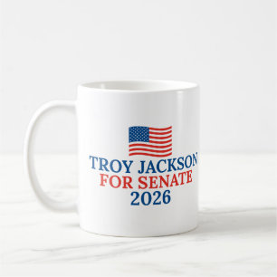 Troy Jackson für den Senat 2026 Maine-Wahl Kaffeetasse
