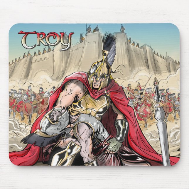Troy-Maus-Pad Mousepad (Vorne)