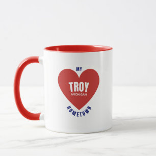 Troy Michigan Heimat Kaffee Tasse