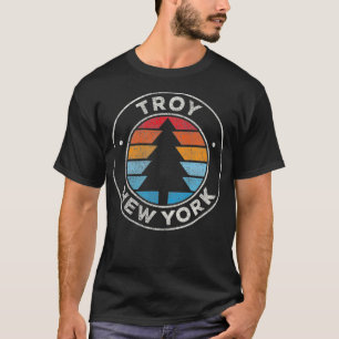 Troy New York NY Vintag Graphic Retro 70er T-Shirt
