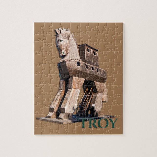 Troy: Trojanisches Pferd Puzzle (Vertikal)