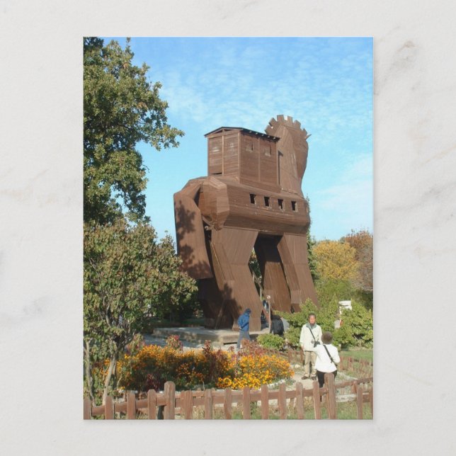 Troyan Pferd Postkarte (Vorderseite)