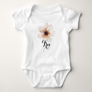 Tru Name Baby Girls Reveal Neugeborene Blume Pink Strampler