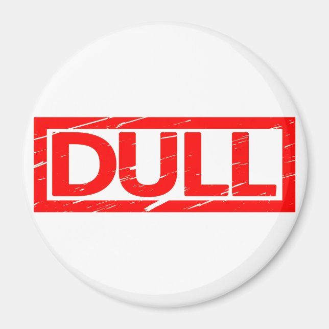 trübe Briefmarke Magnet (Vorne)