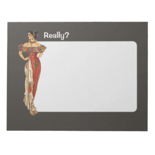 Trübe Damen wirklich? Notizblock